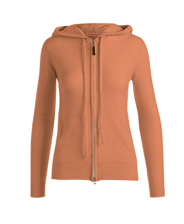 Hoodie Zipper Woman Cashwool