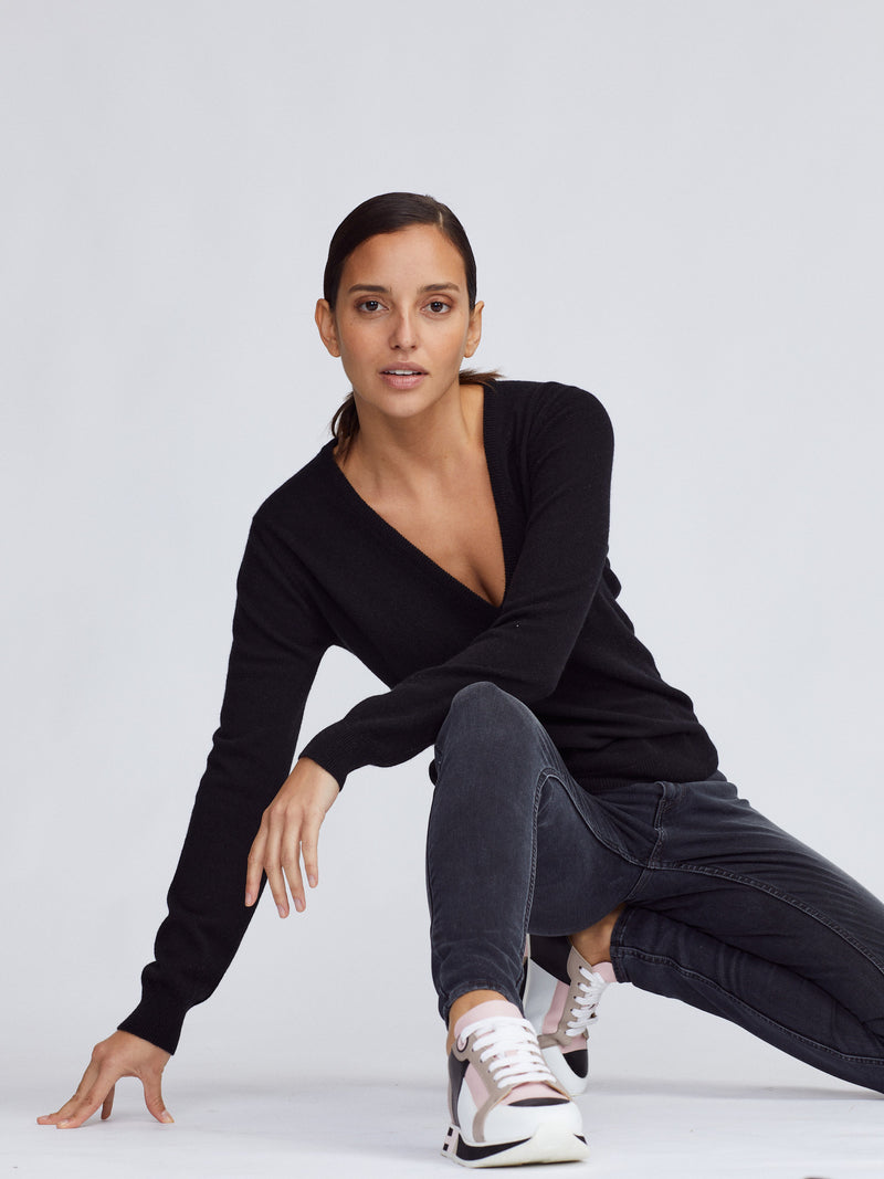 Deep V-Neck