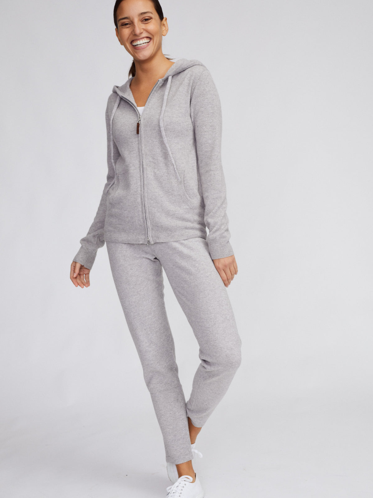 Hoodie Zipper - Ash