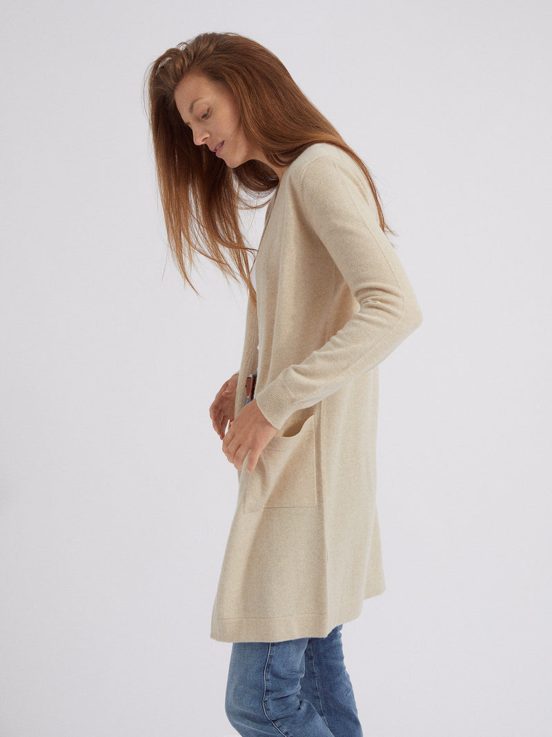 Open Cardigan with Pockets