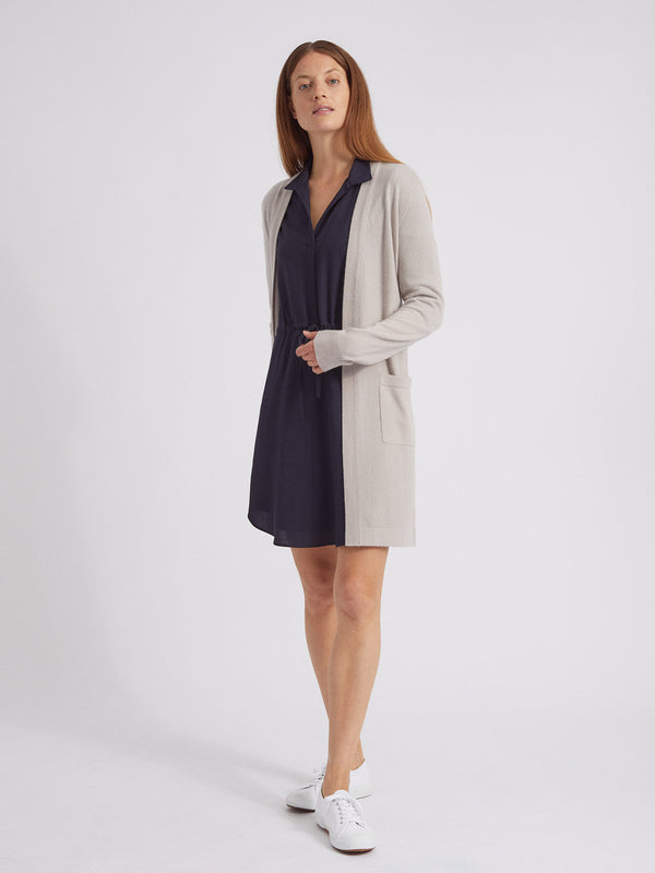Open Cardigan with Pockets
