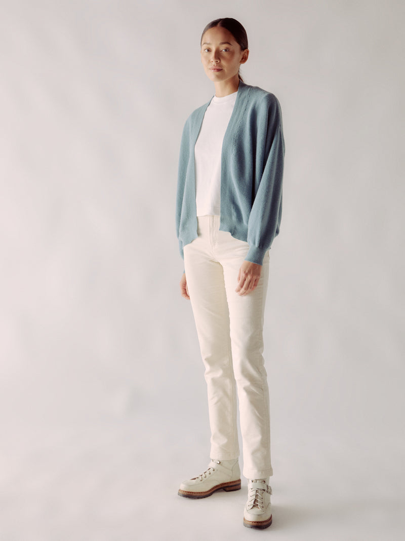 Short Links-Links Open Cardigan