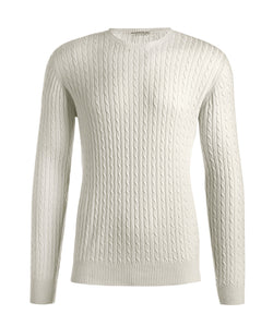 Cable Round Neck Man