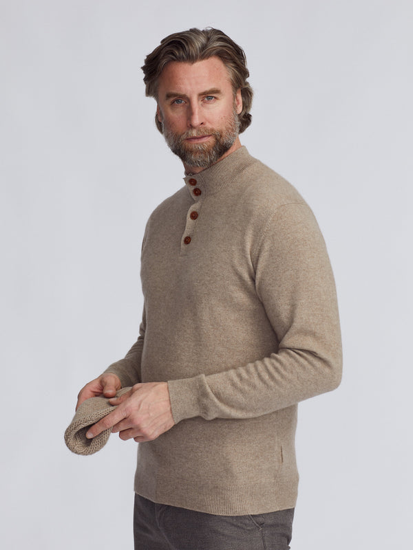 Stand Up Collar with Button Panel