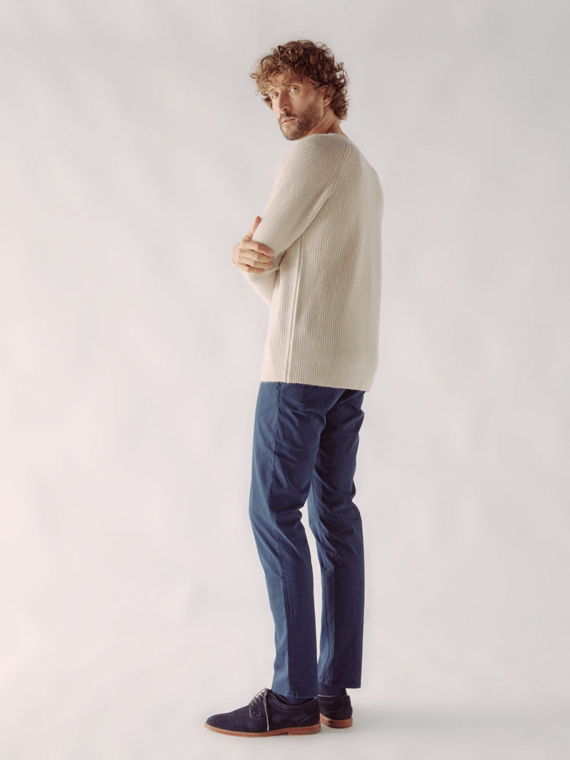 Round Neck Ribbed