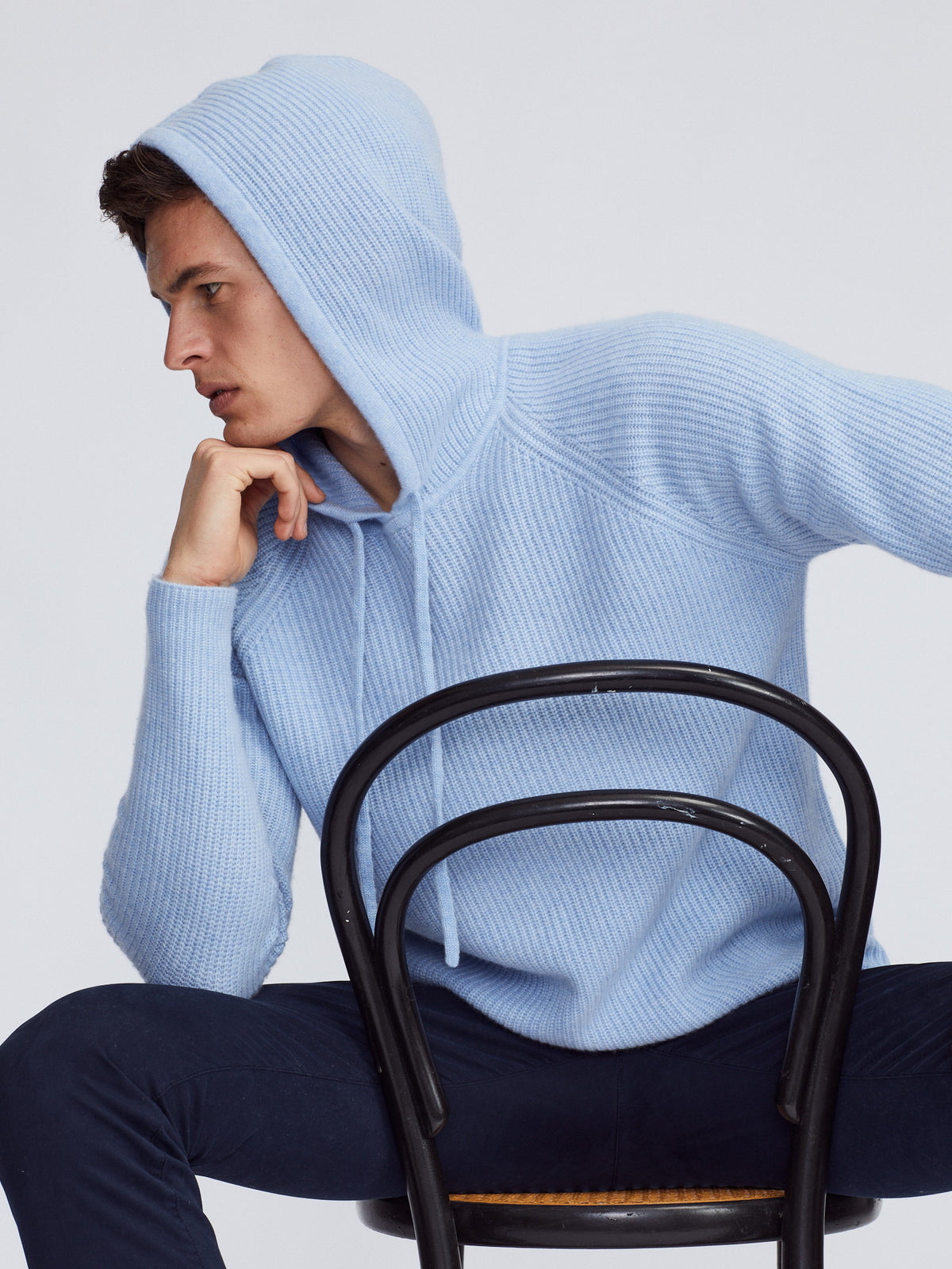 Hoodie Pullover - Baby Blue