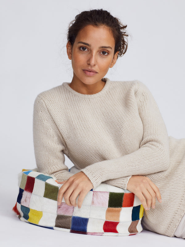 Loose Knit Round Neck