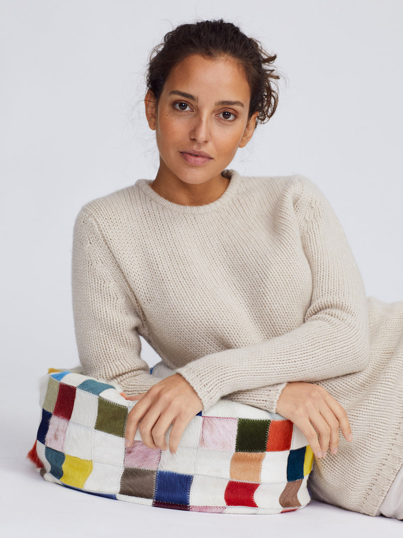 Loose Knit Round Neck