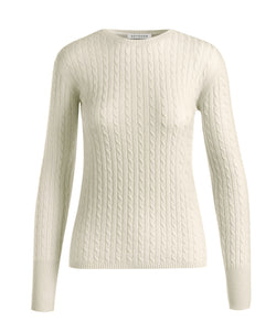 Cable Round Neck Woman
