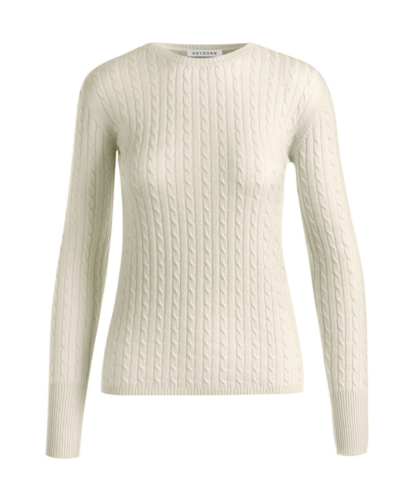 Cable Round Neck Woman