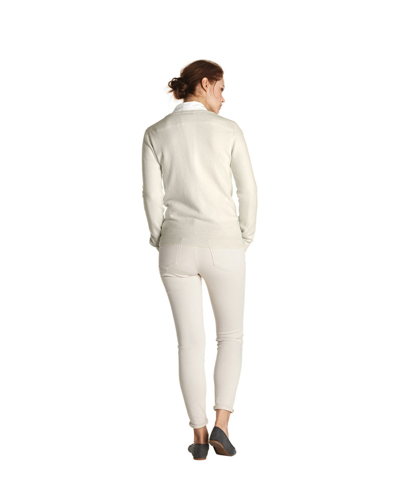 Deep V-Neck Cashwool