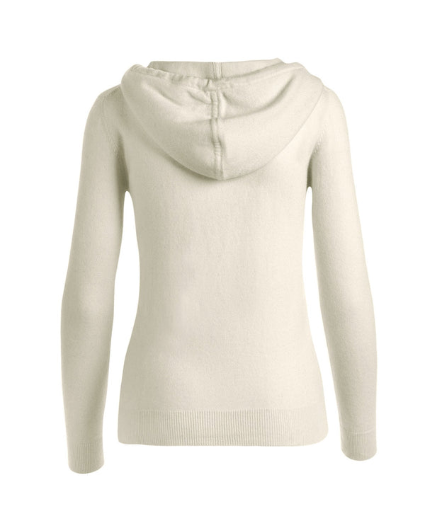 Hoodie Zipper Woman Cashwool