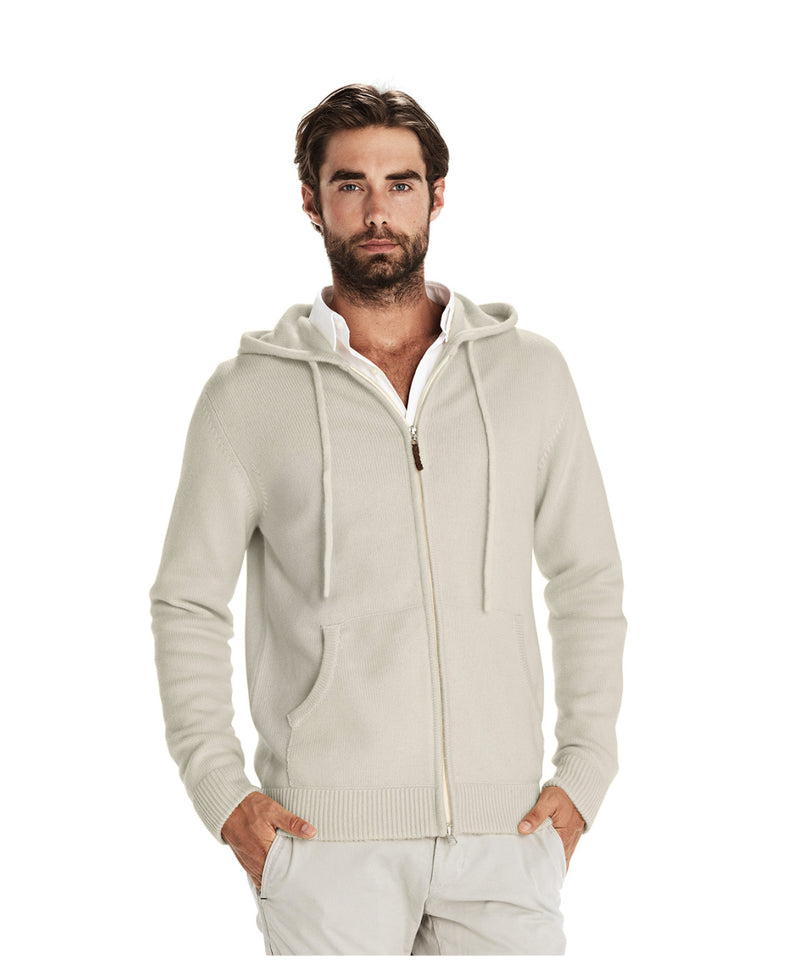 Hoodie Zipper Man 6-Fädig