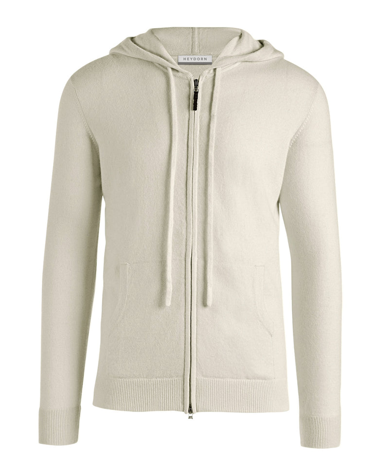 Hoodie Zipper Man Cashwool