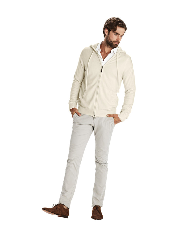 Hoodie Zipper Man Cashwool