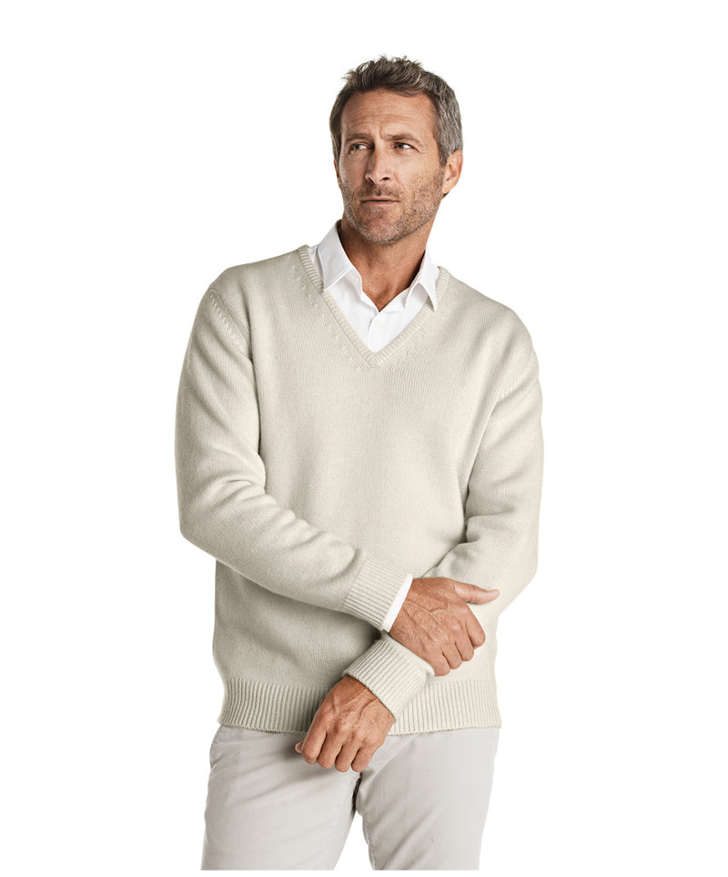 V-Neck 6-Fädig Man